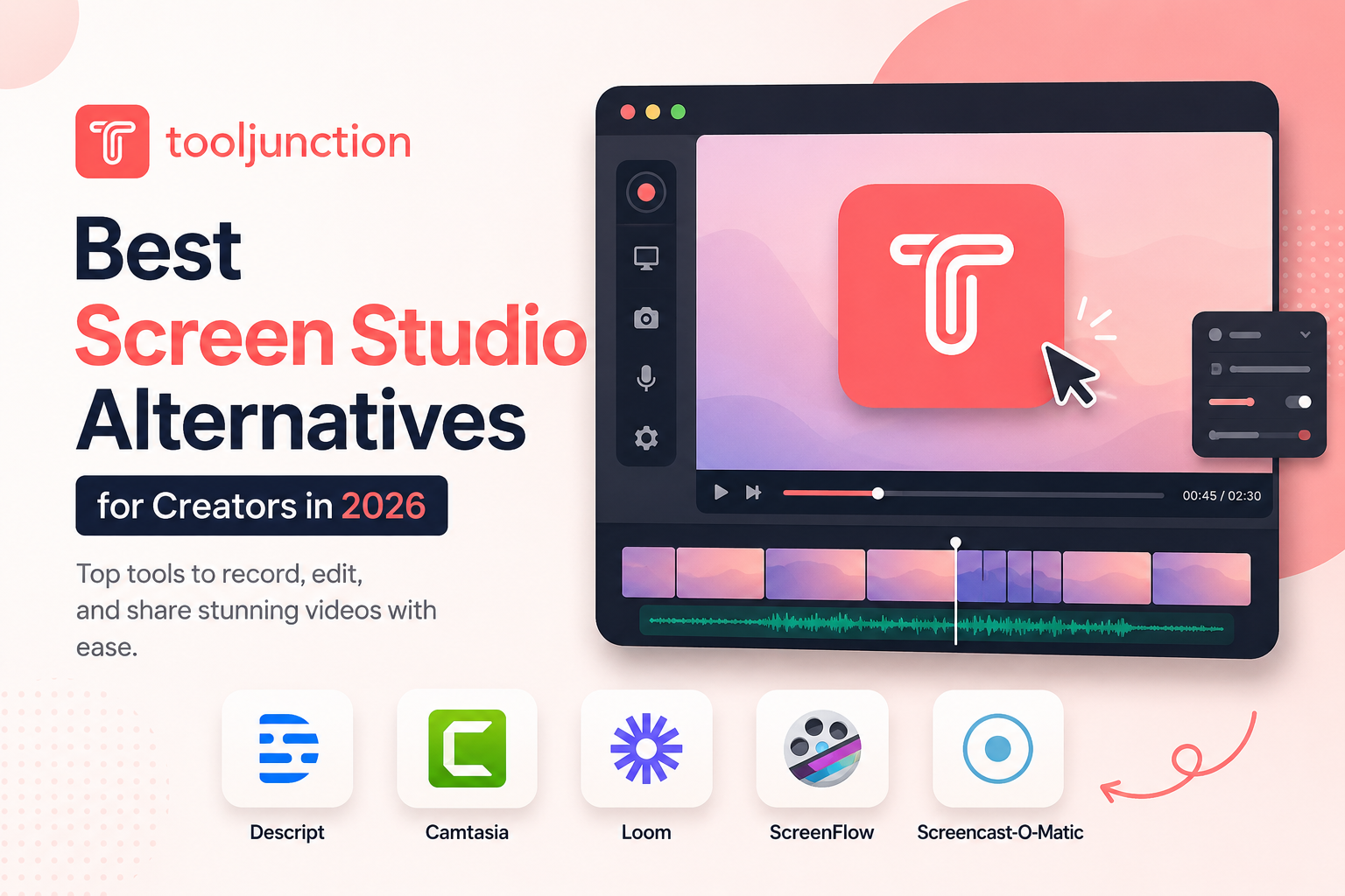 Best Screen Studio Alternatives for Creators in 2026 [Updated]
