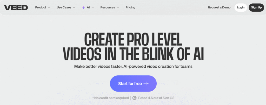 Veed.io vs Videogen