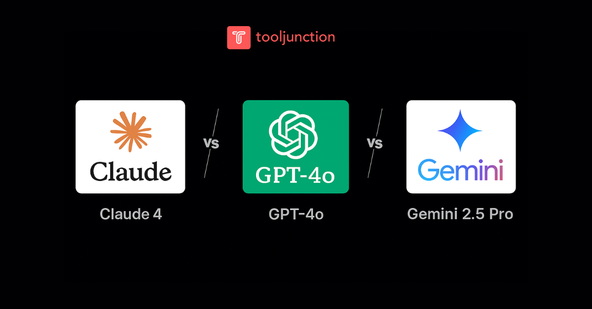Comparison of Claude 4, GPT-4o, and Gemini 2.5 Pro AI models