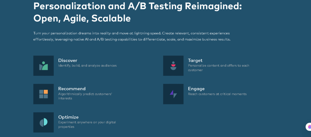 Dynamic Yield eCommerce dashboard with product recommendation performance metrics