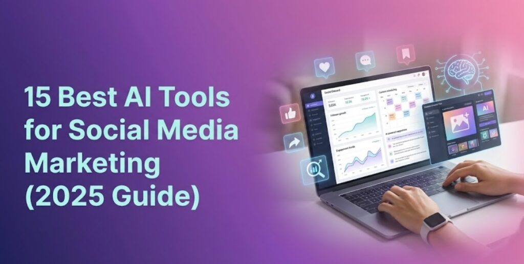 15 Best AI Tools for Social Media Marketing (2025 Guide) Featured image