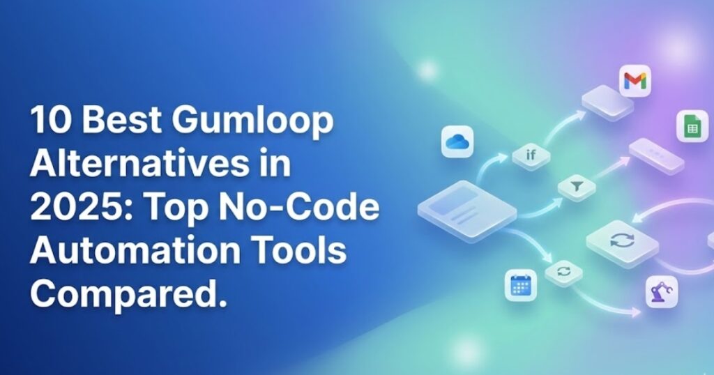 10 Best Gumloop Alternatives in 2025: Top No-Code Automation Tools Compared Featured image