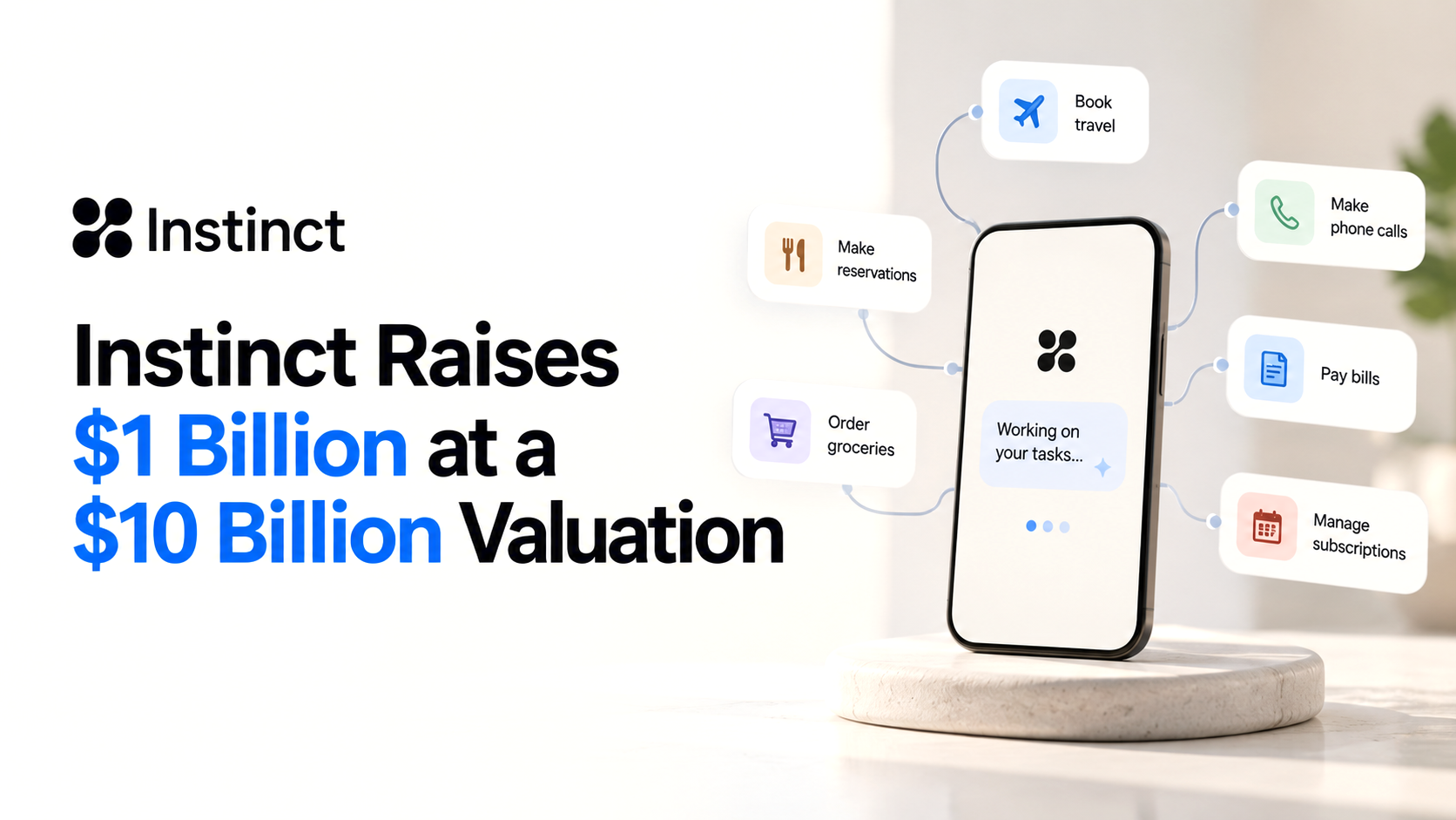 Instinct Raises $1 Billion at a $10 Billion Valuation