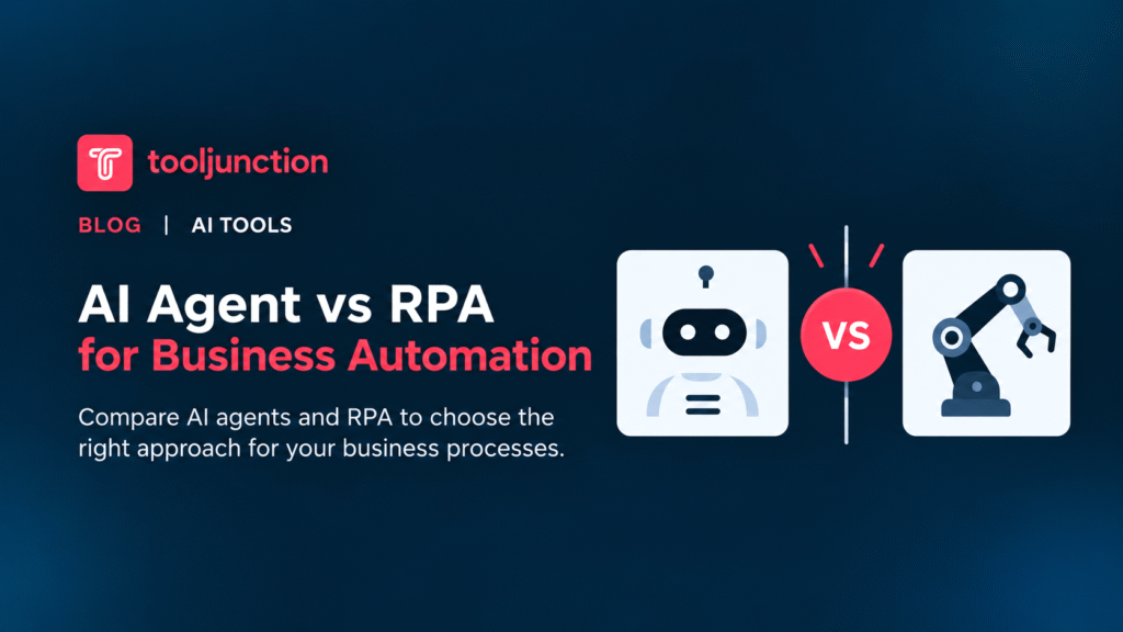 AI agent vs RPA comparison for business process automation