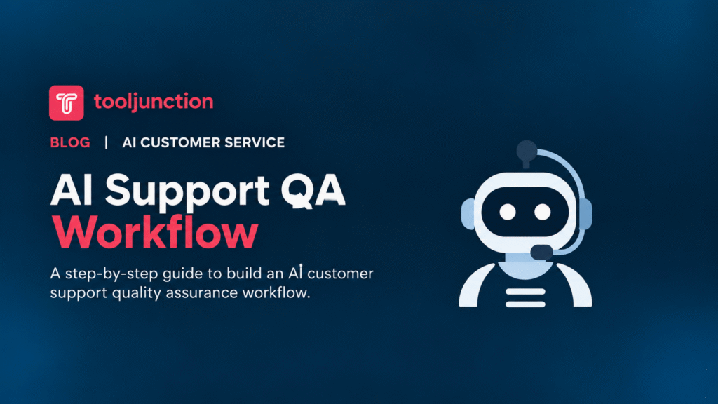 AI customer support qa workflow with automated conversation scoring and human review