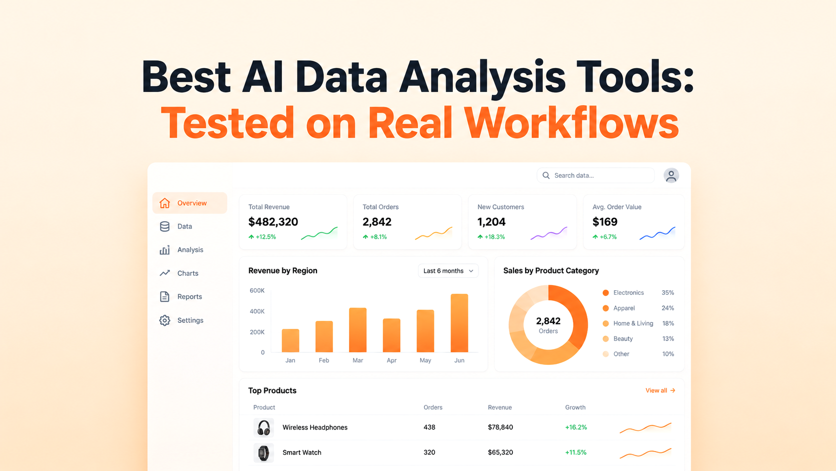 Best AI Data Analysis Tools in 2026: Tested on Real Workflows
